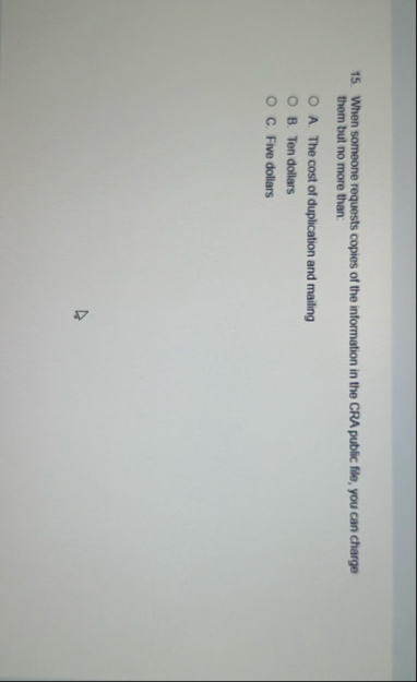 When someone requests copies of the information