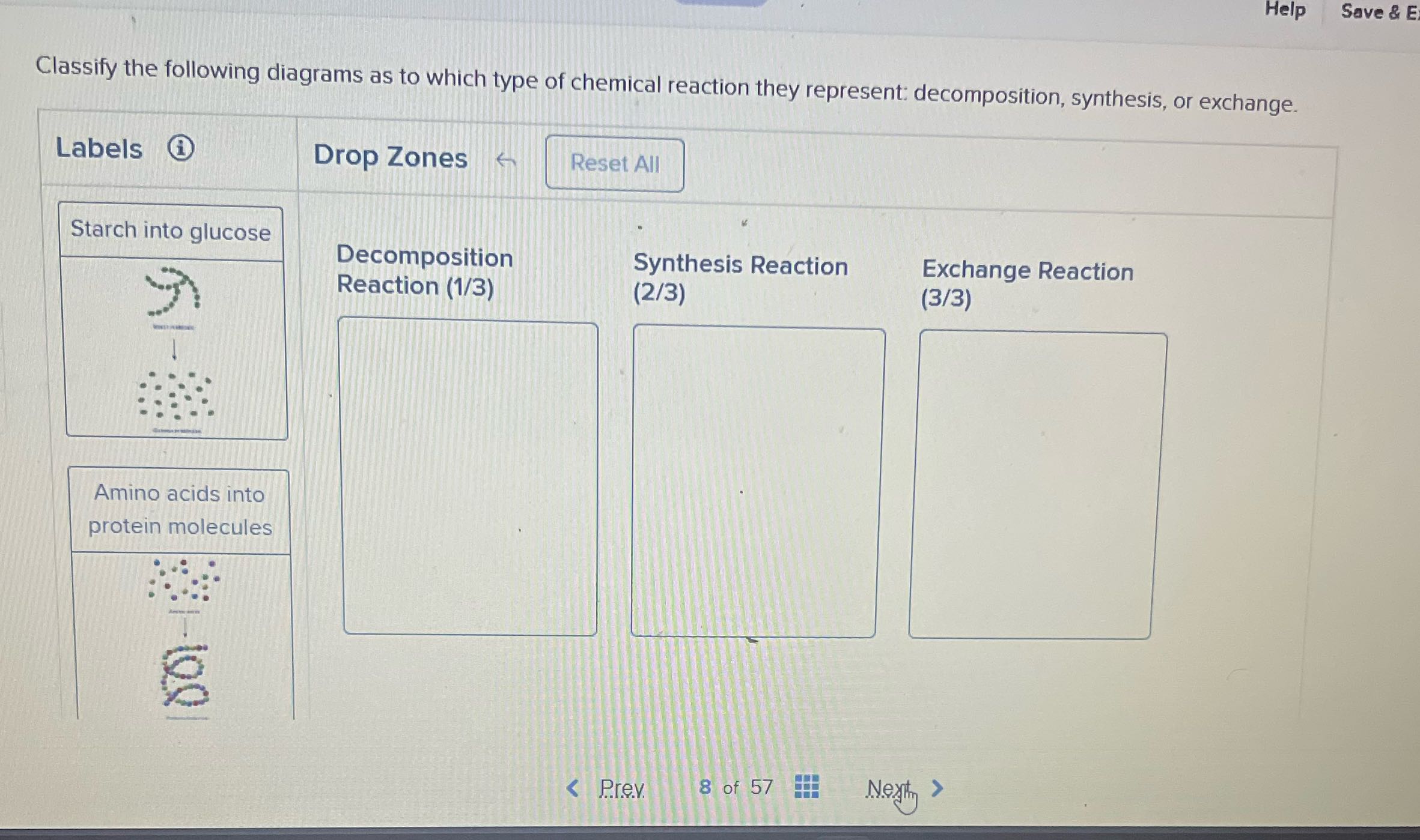 Help Save & E Classify the following diagrams as