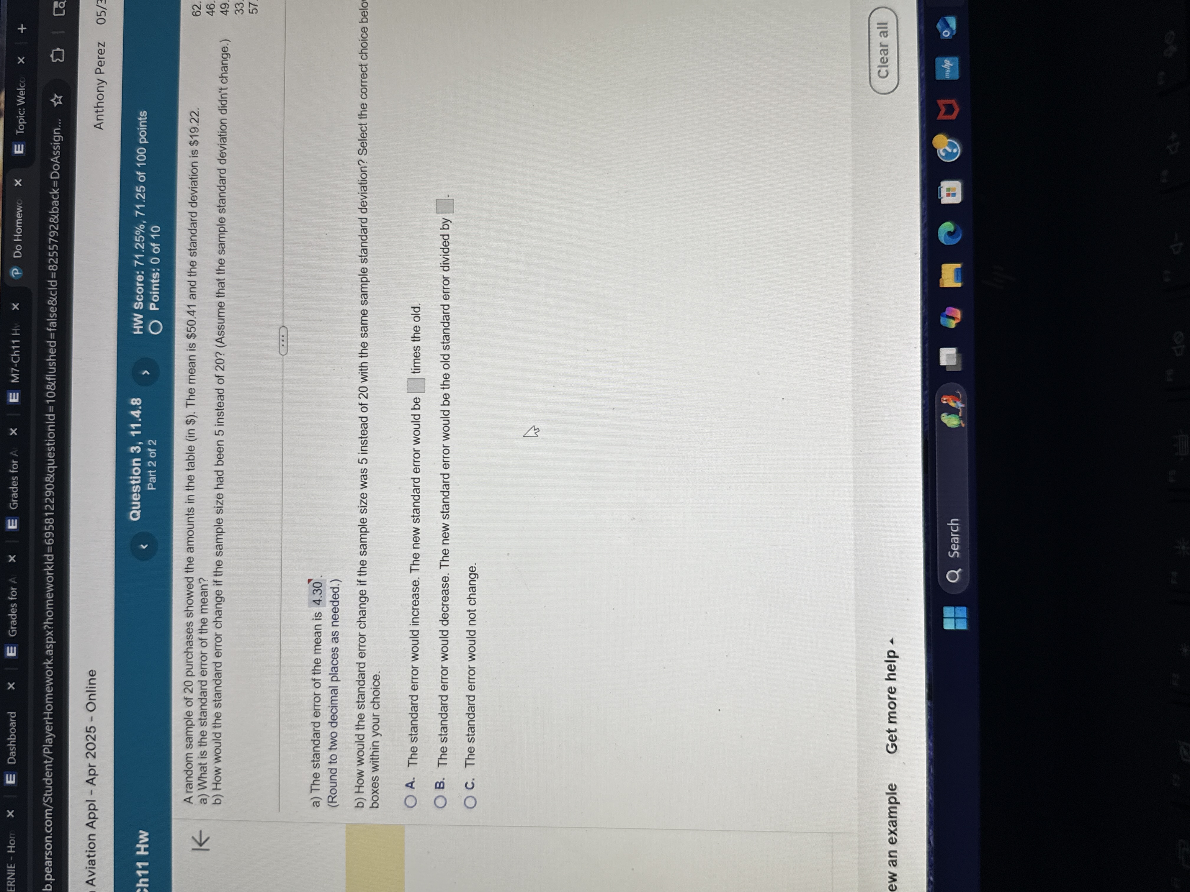 Solve ERNIE - Hom E Dashboard X | E Grades for A