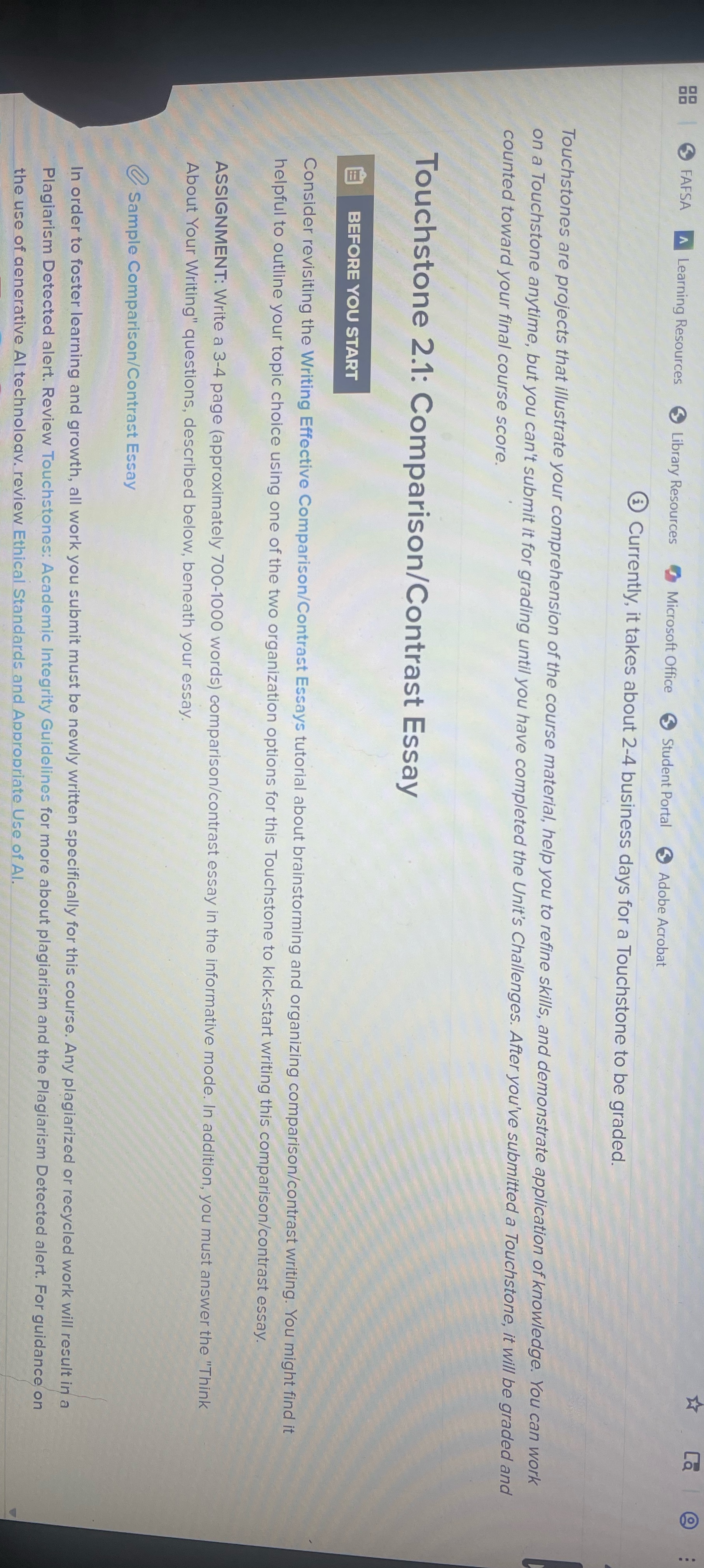 . . . FAFSA A Learning Resources Library