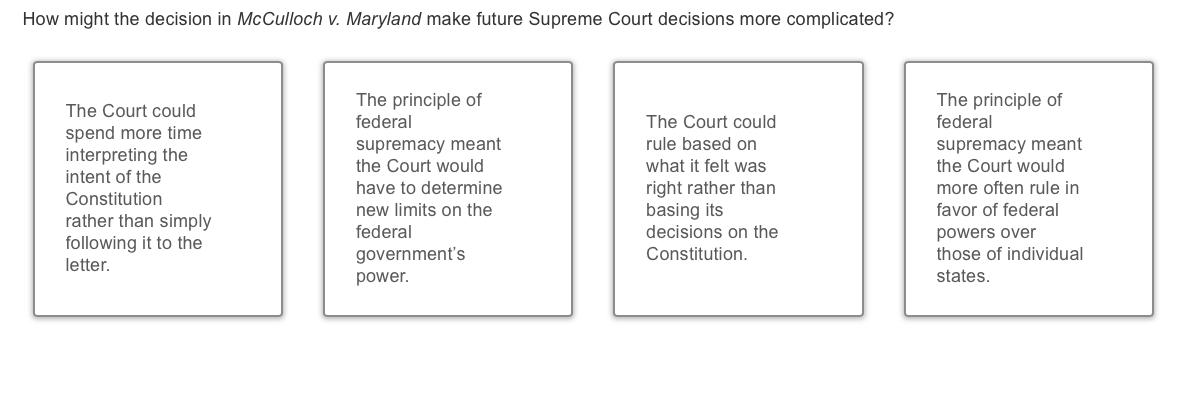 answer The Court could spend more time