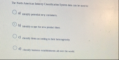 The North American Indistry Classification System