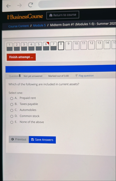 BusinessCourse Course Content / Module 5 /