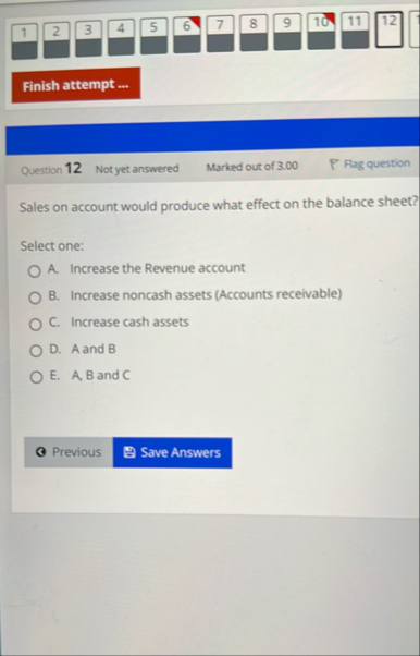 1 2 3 4 5 7 8 9 1 0 1 1 1 2 Finish attempt . . .