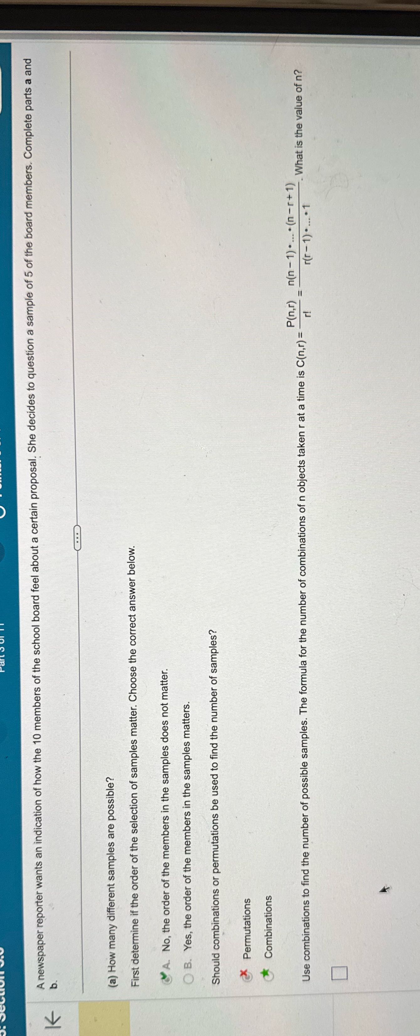 A newspaper reporter wants an indication of how