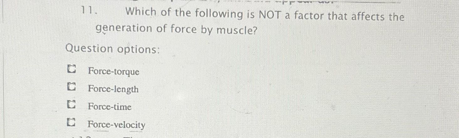 71. Which of the following is NOT a factor that