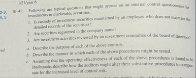 1 / 2 1 / year 6 1 0 - 4 7 . Following are