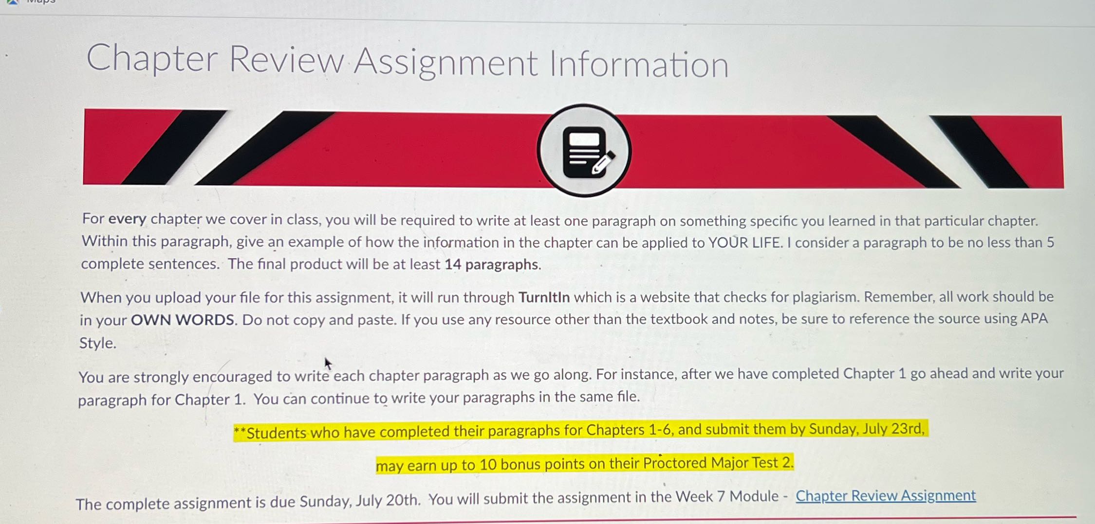 maps Chapter Review Assignment Information EG For