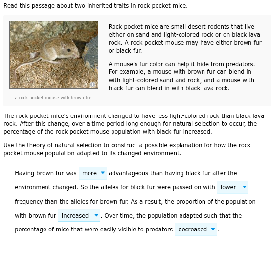 answer Read this passage about two inherited