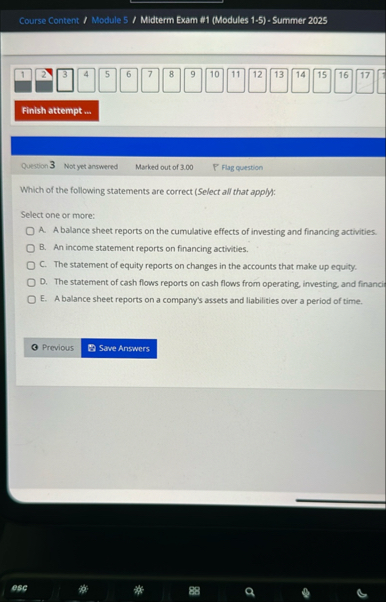 Course Content Module 5 / Midterm Exam # 1 (