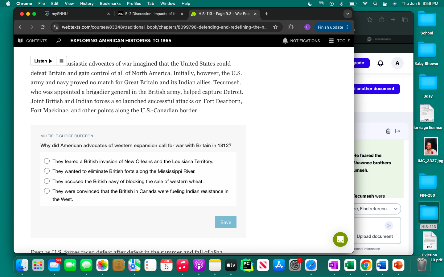 answer it Chrome File Edit View History Bookmarks