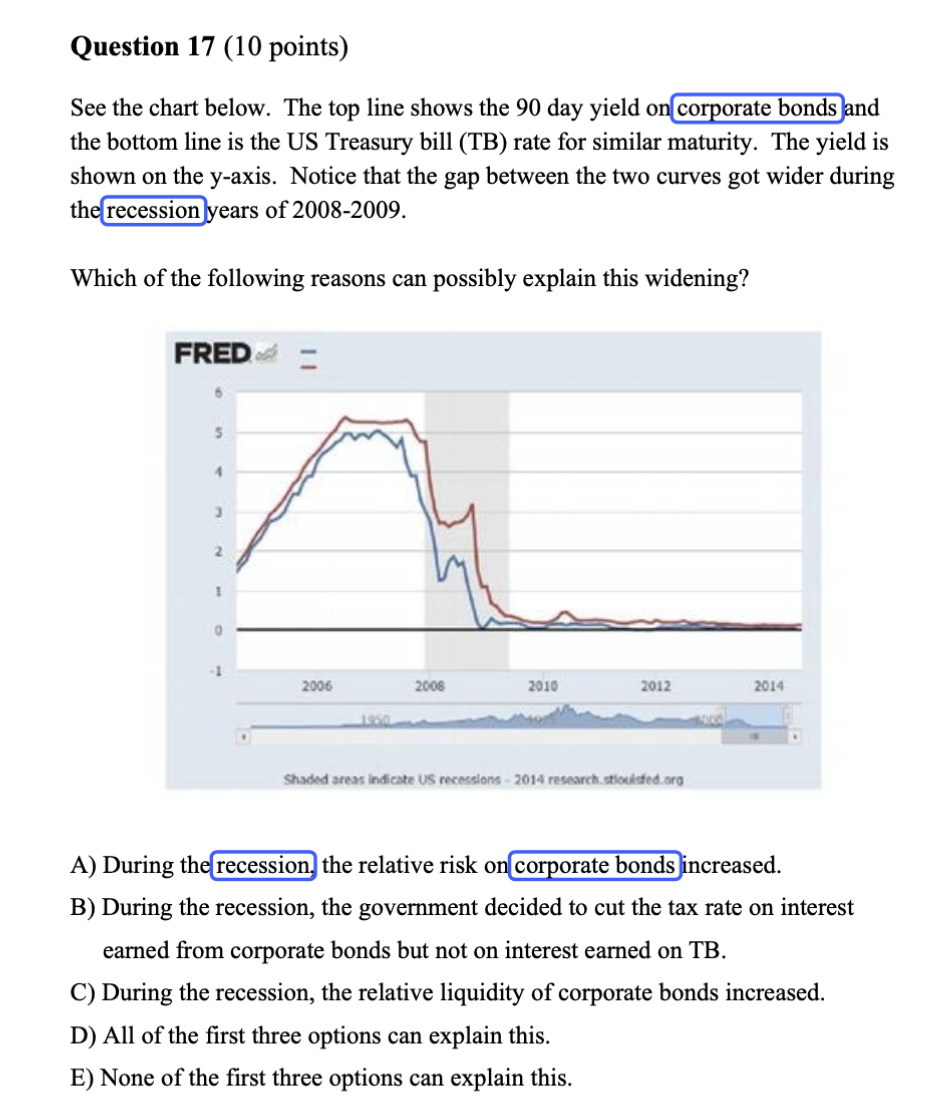 What is the answer Question 17 (10 points) See
