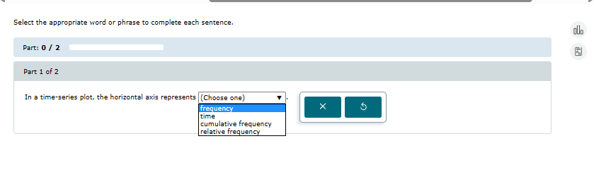 mth Select the appropriate word or phrase to