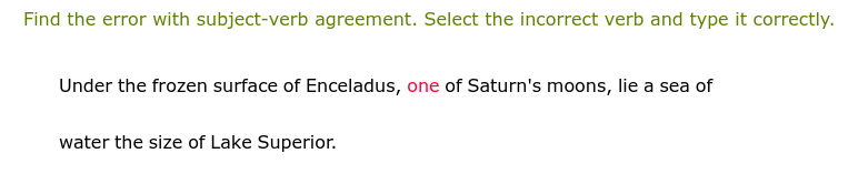 the incorecct and correct version Find the error