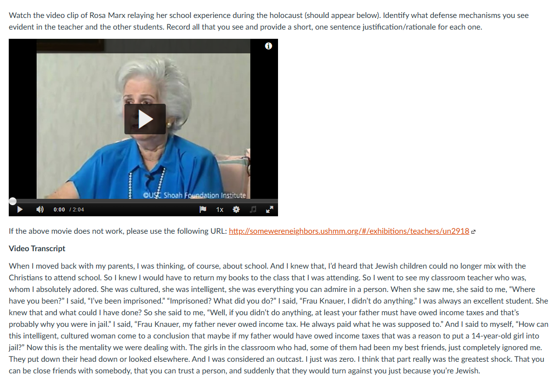 what would be an example to complete this