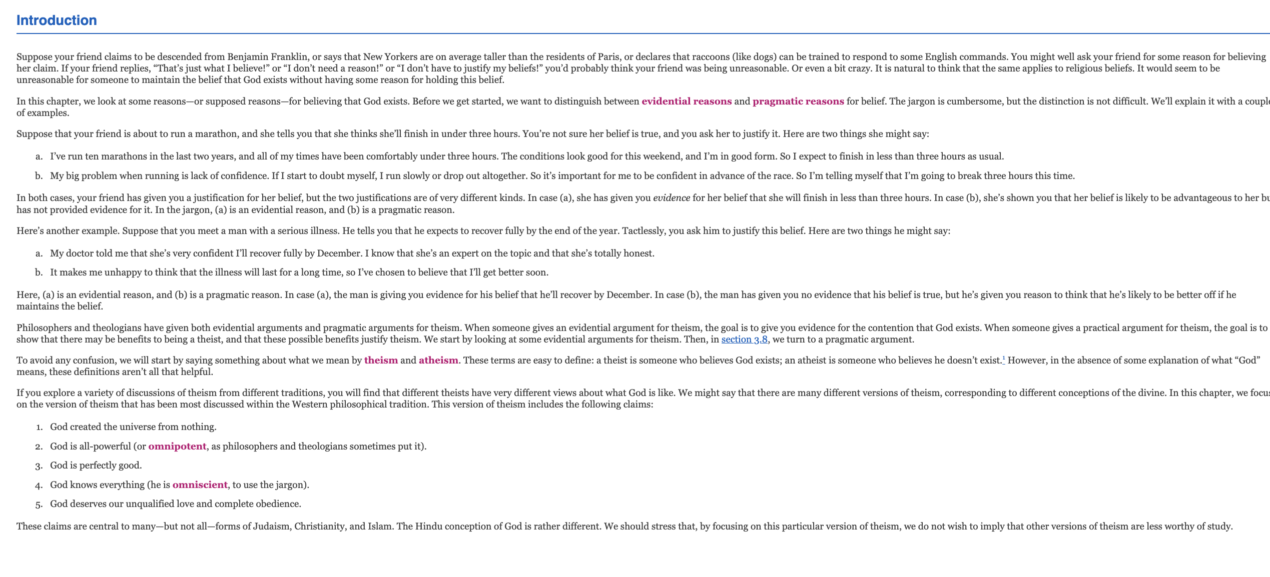 1. Briefly describe which view you found most