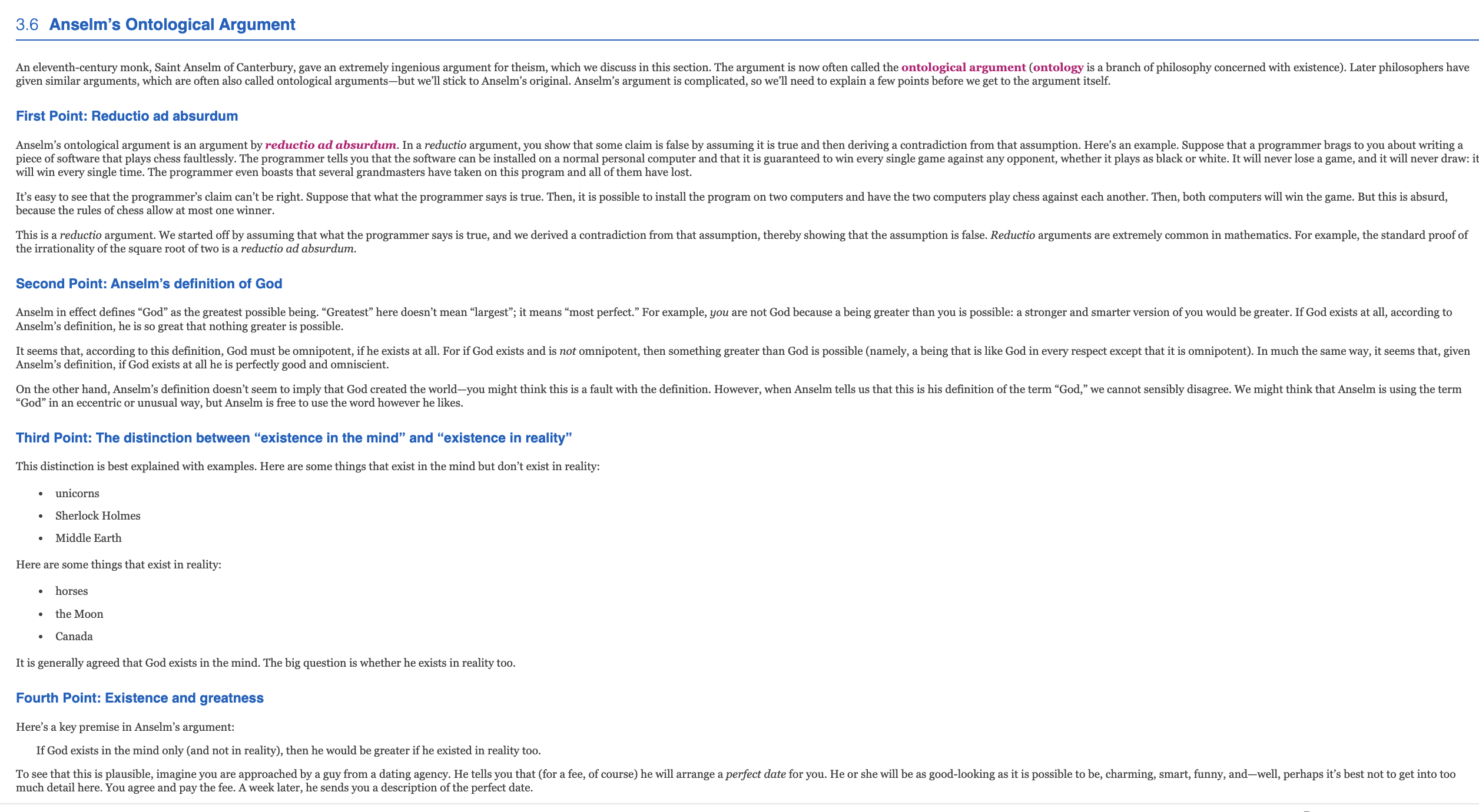 1. Briefly describe which view you found most