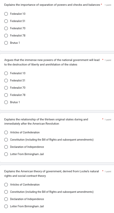 answer all the questions Explains the importance