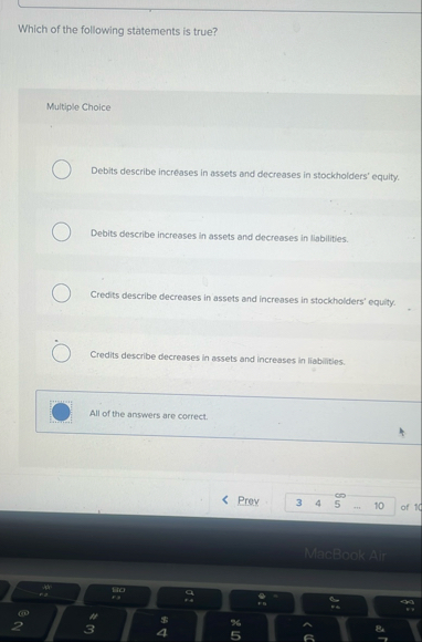 Which of the following statements is true?