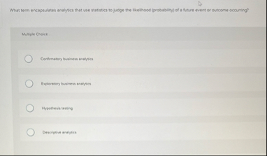 What lem encopsulates avalyics that use