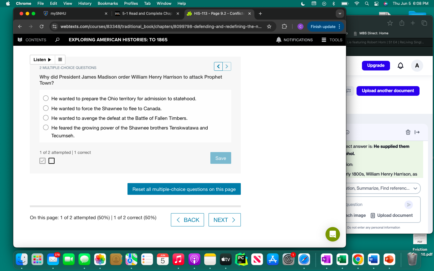 answer it Chrome File Edit View History Bookmarks