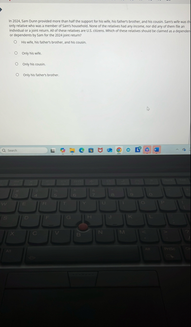 In 2 0 2 4 , Sam Dunn provided more than half the