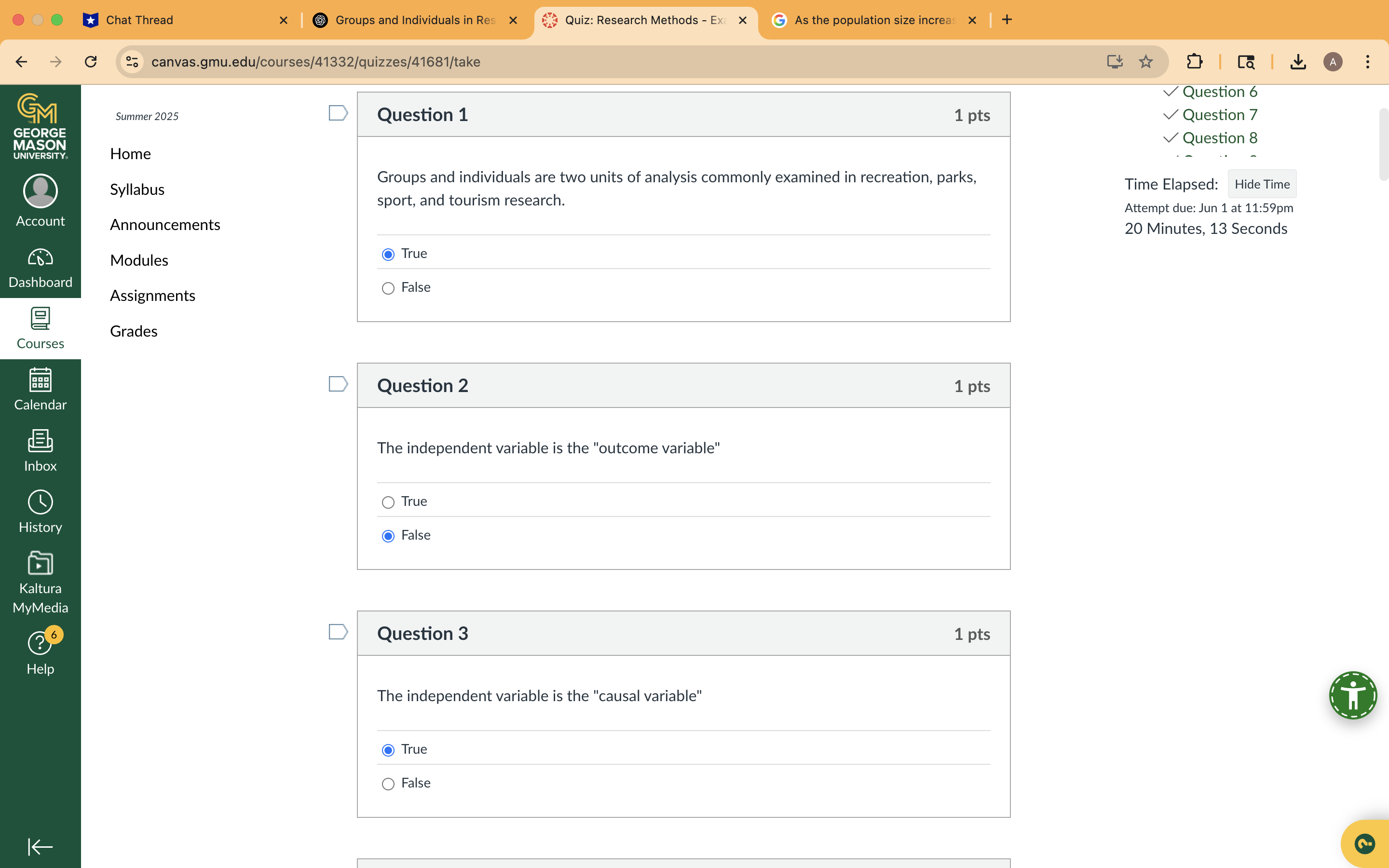 1 .. Chat Thread X Groups and Individuals in Res