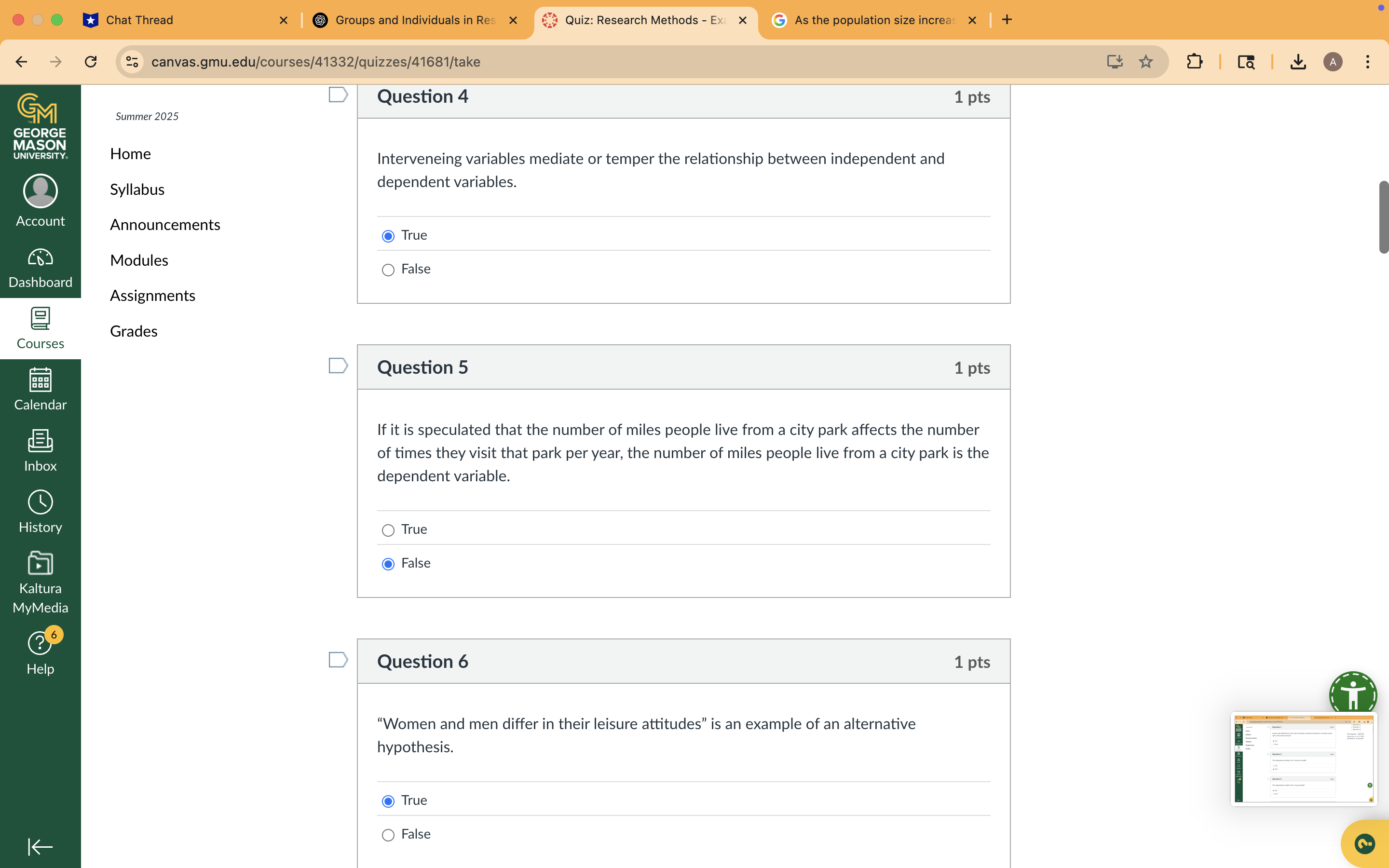 2 .. Chat Thread X Groups and Individuals in Res