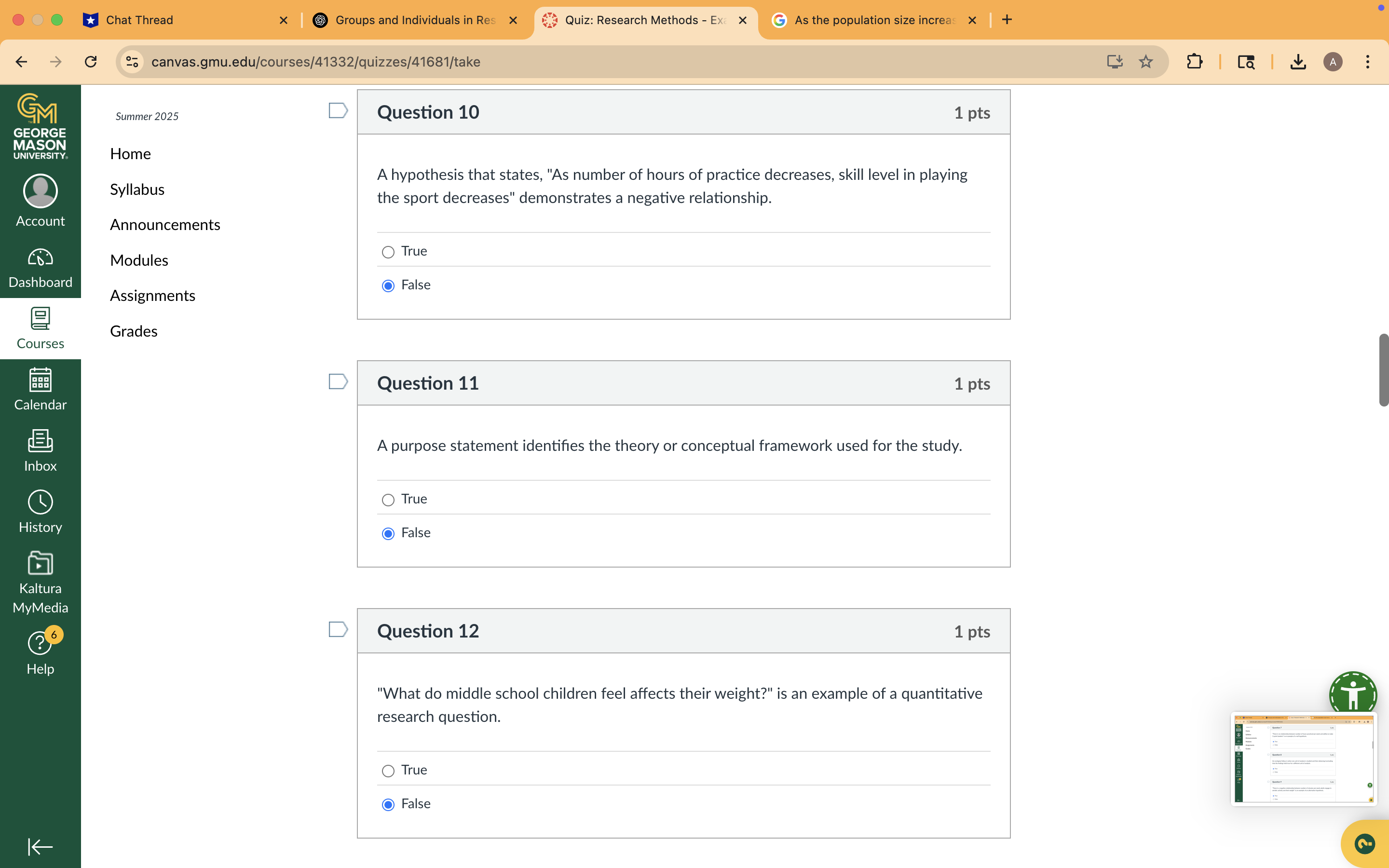 4 .. Chat Thread X Groups and Individuals in Res