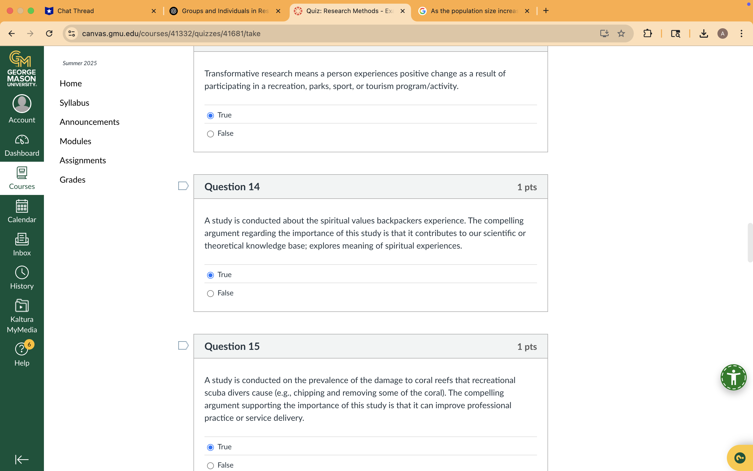 5 .. Chat Thread x Groups and Individuals in Res