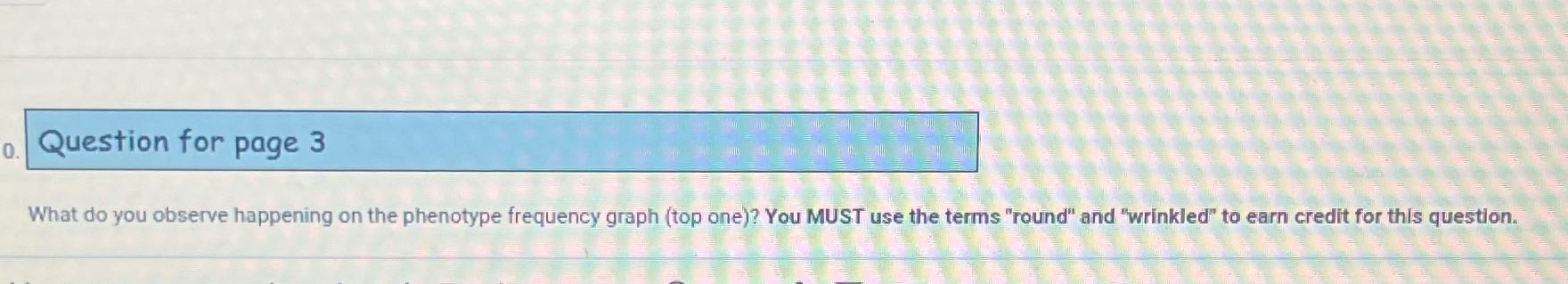. Question for page 3 What do you observe
