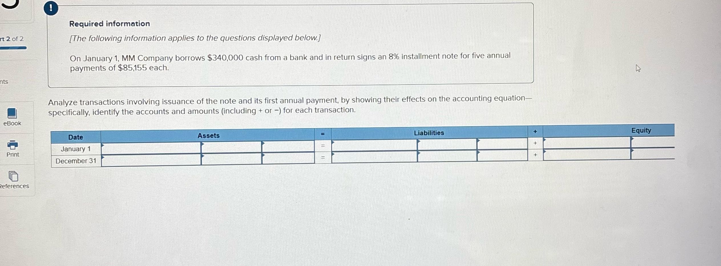 Required information it 2 of 2 [The following