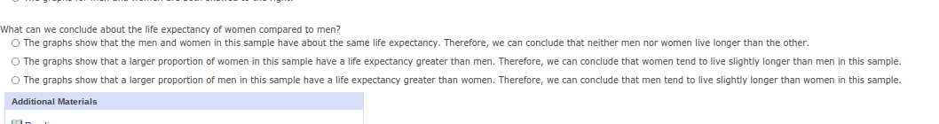 how to solve What can we conclude about the life