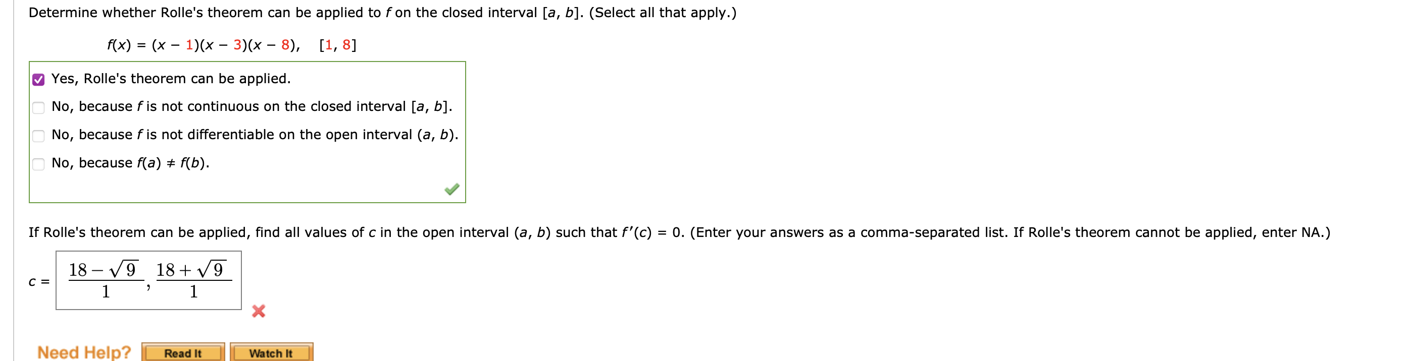 Consider the function f(x) = x2 - x - 30. Use a