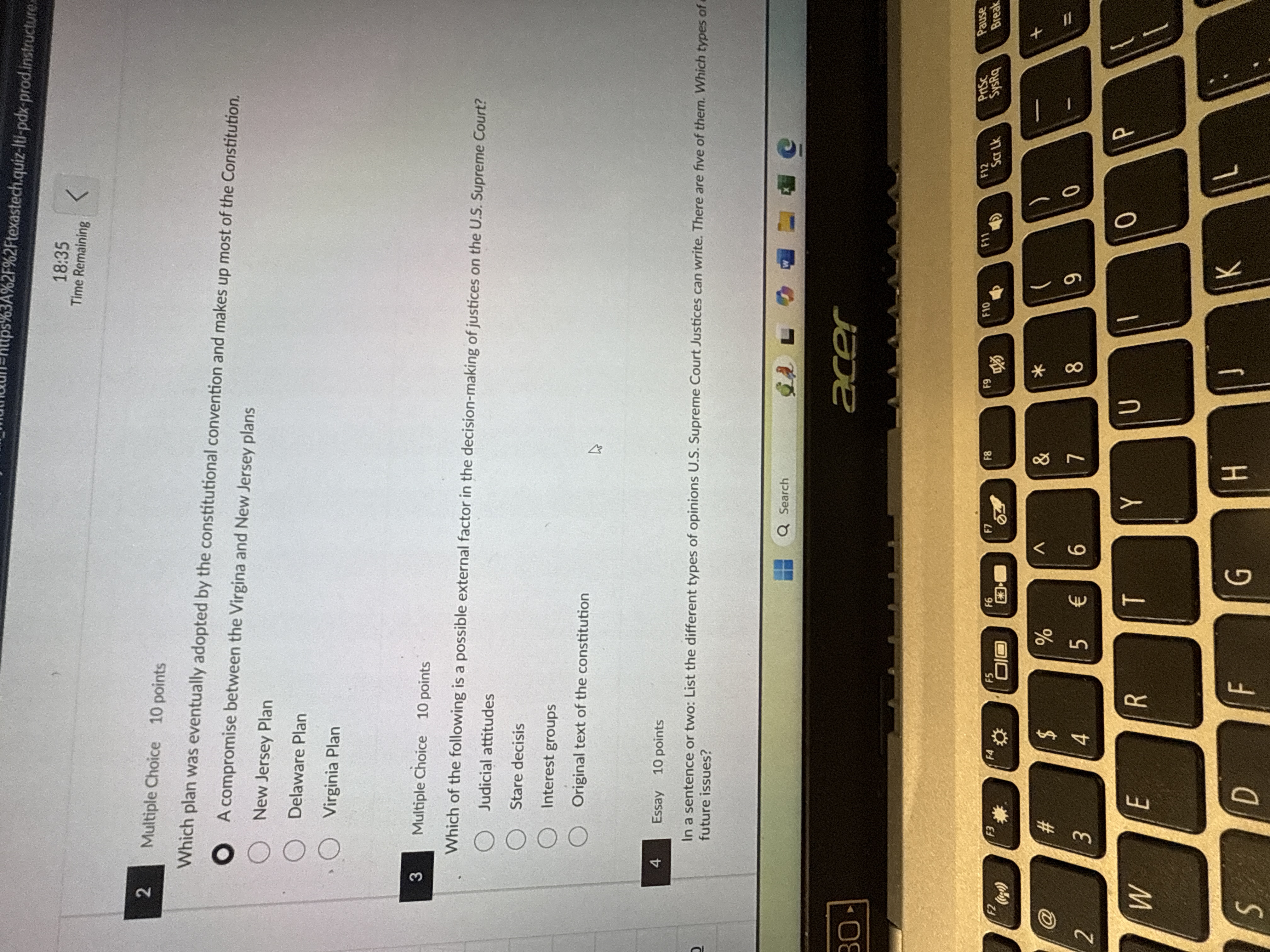 What is the correct answer