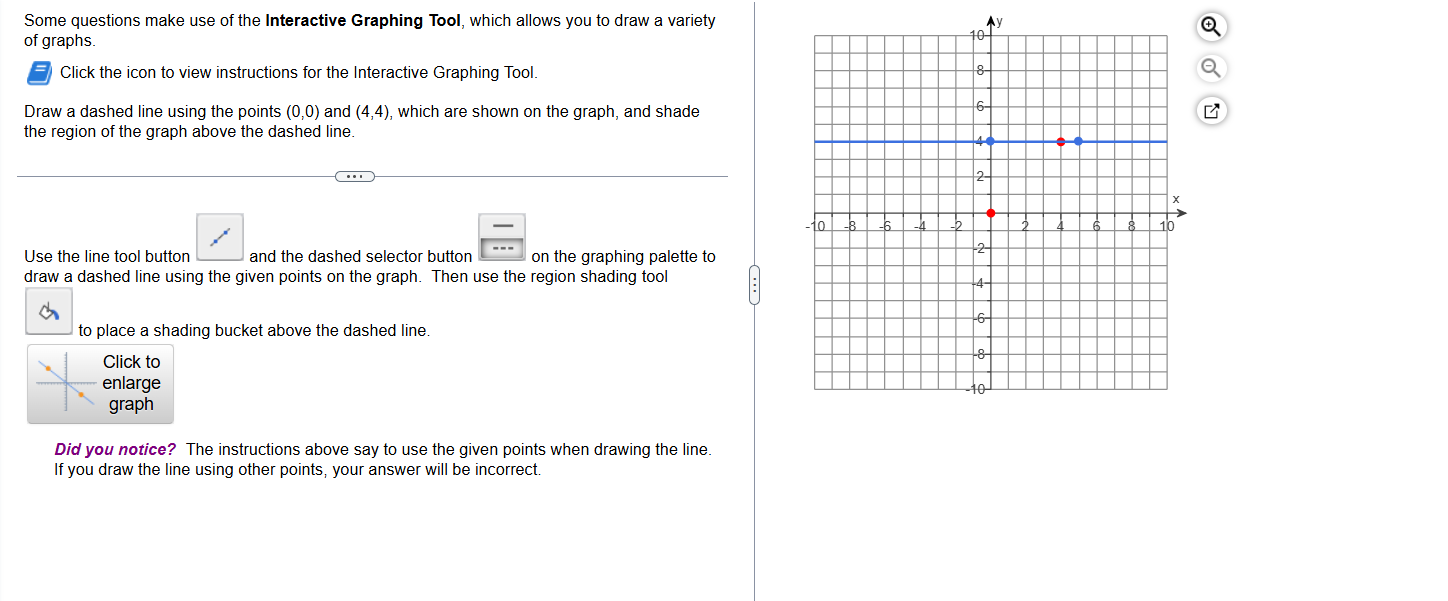 Some questions make use of the Interactive