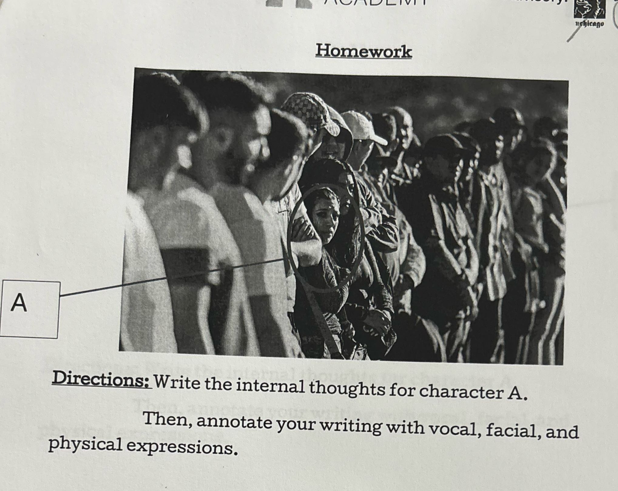 5th grade levelArt class nchicago Homework A