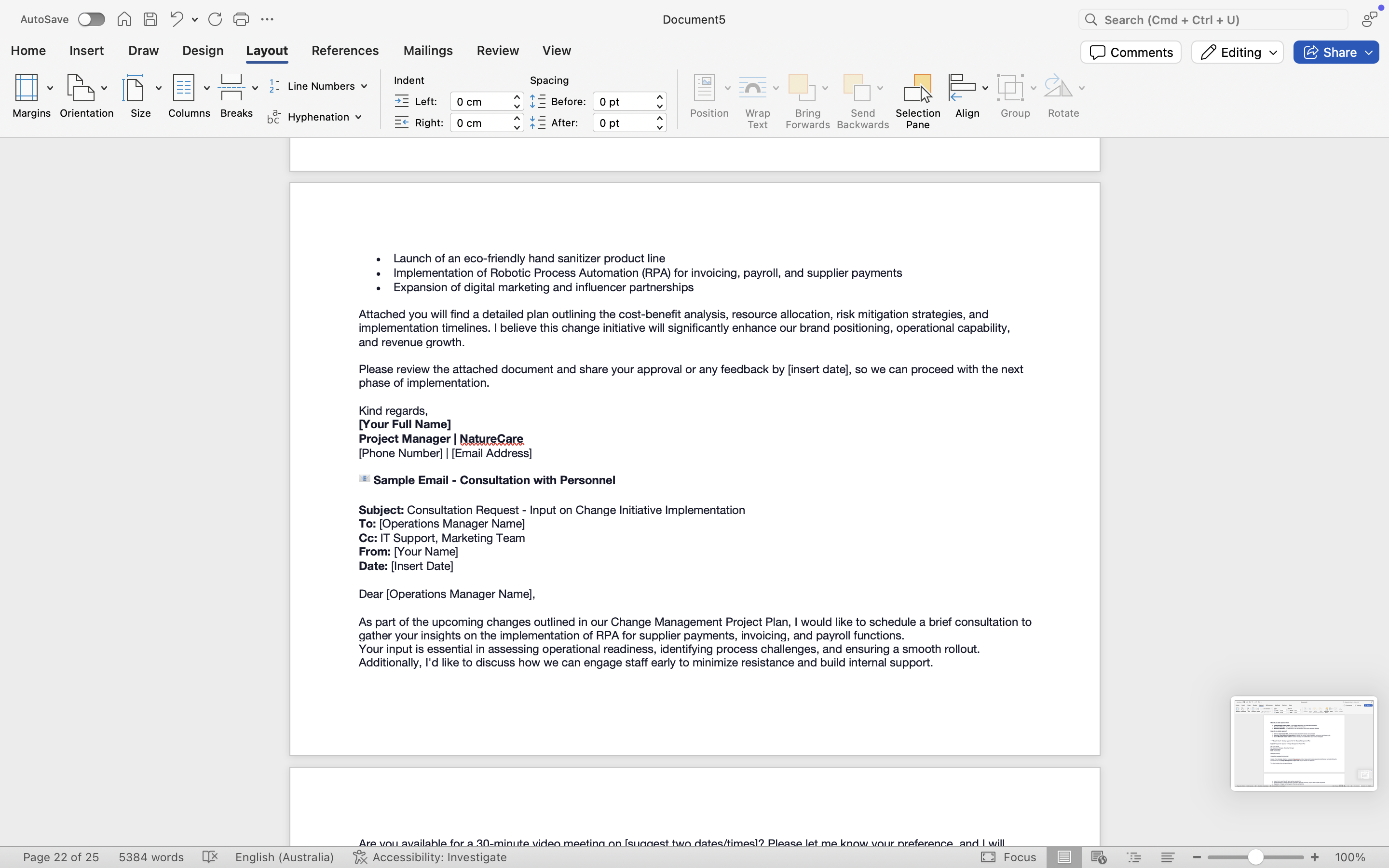 Questions: Assume a period of time has passed.