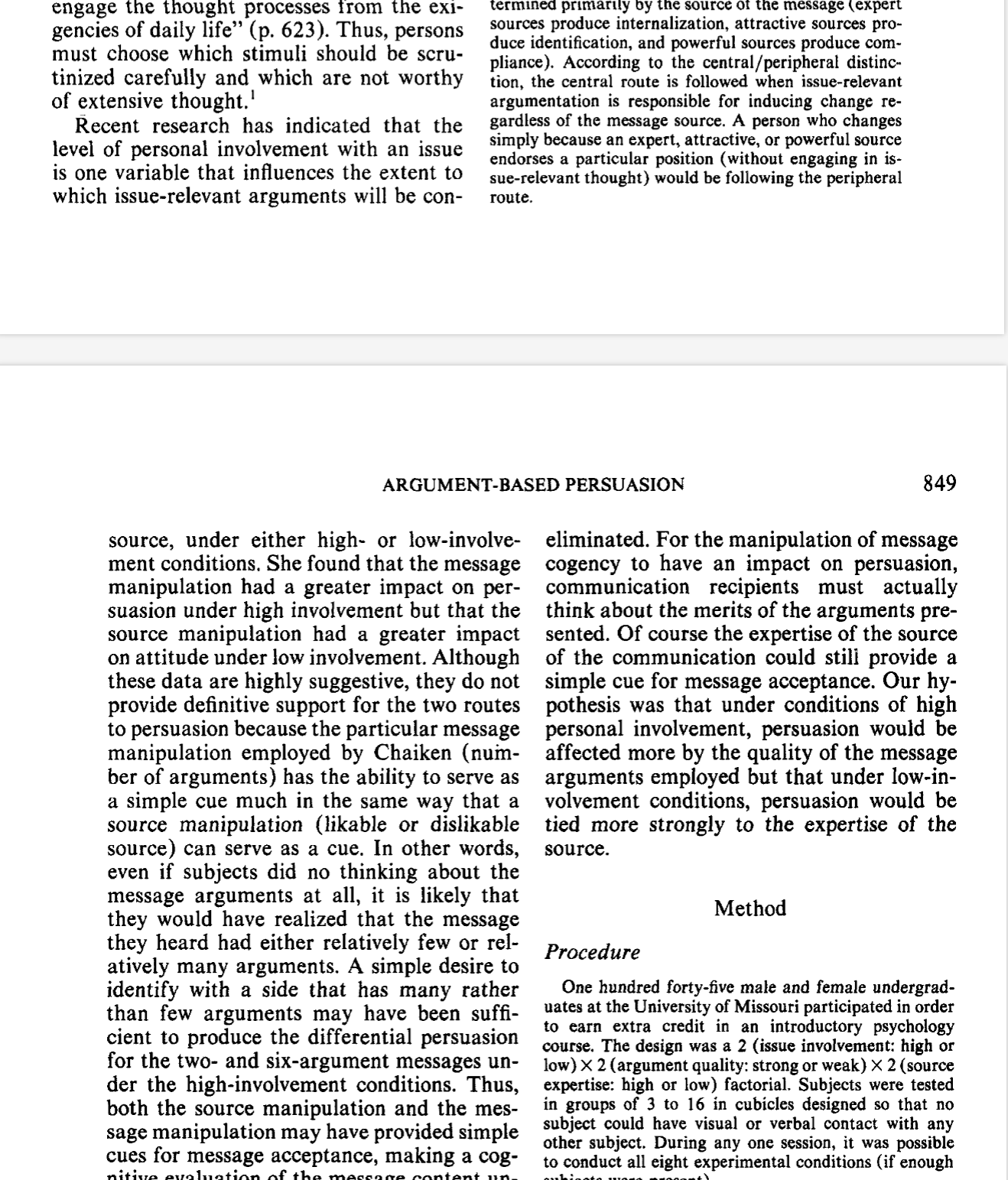 is is in this section engage the thought