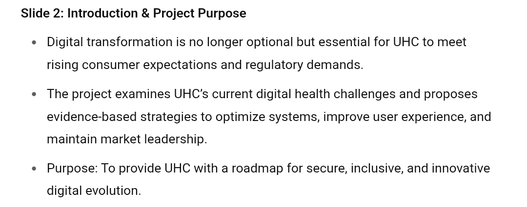 Put together 10-20 slide presentation with