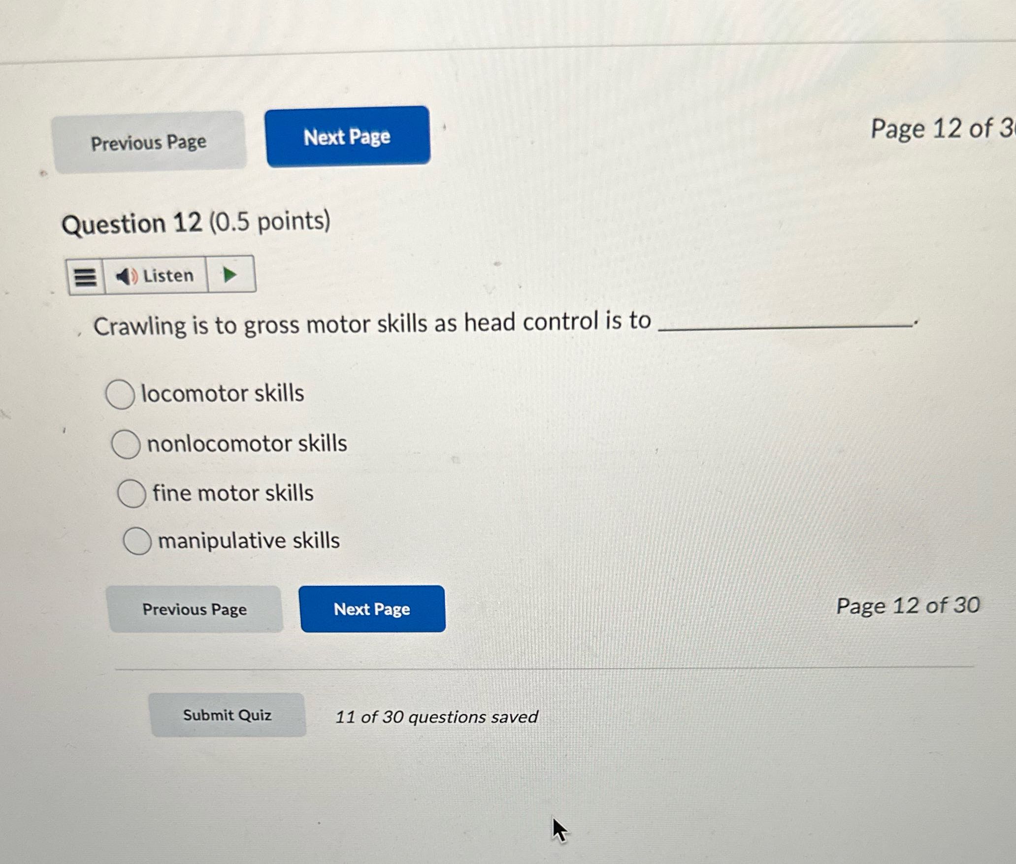 Previous Page Next Page Page 12 of 3 Question 12