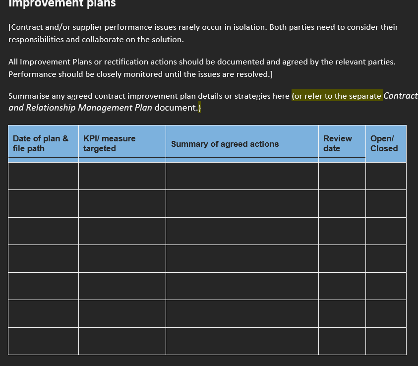 Provide the example of answer based on