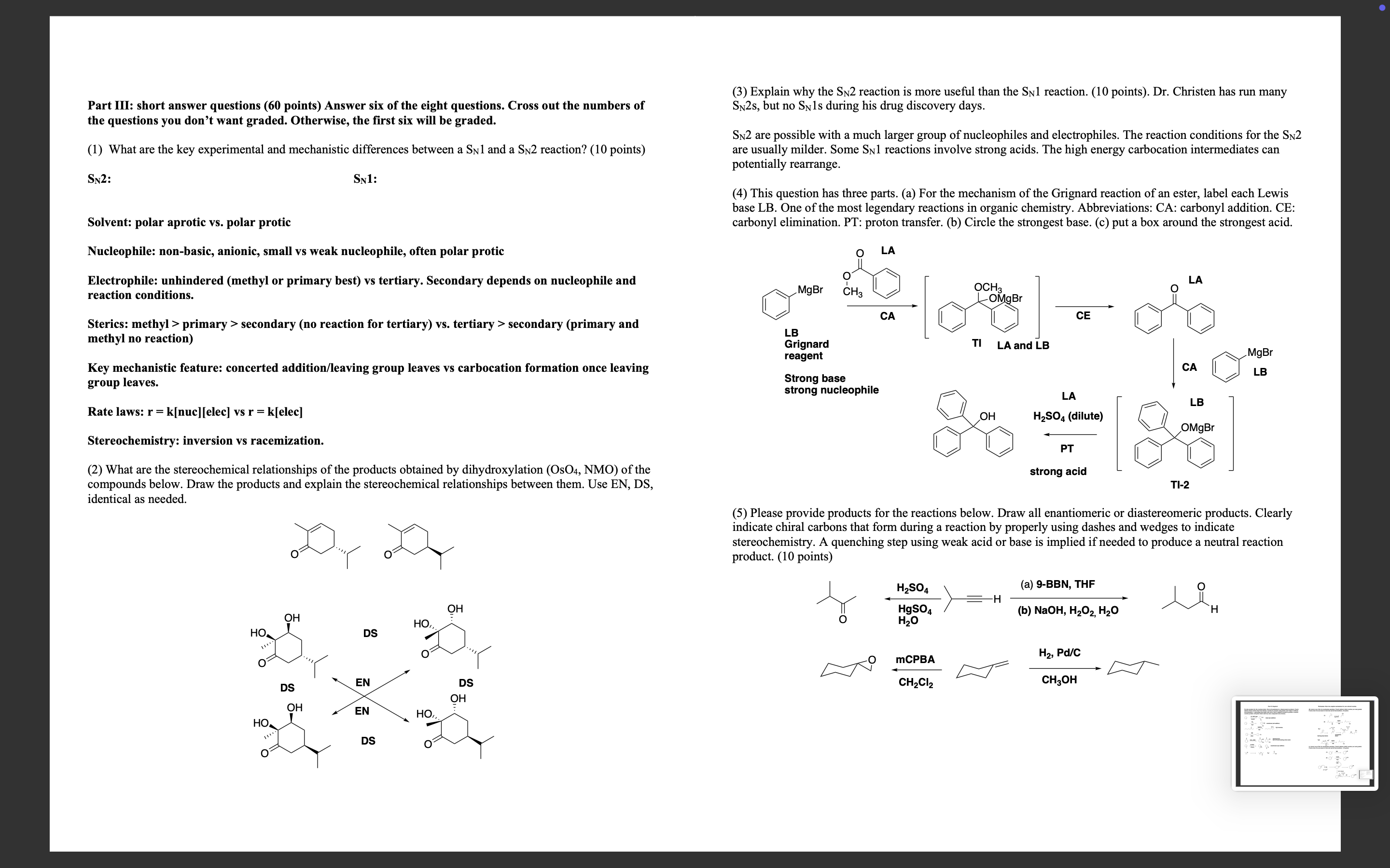 Please make a (1)practice exam with the blank