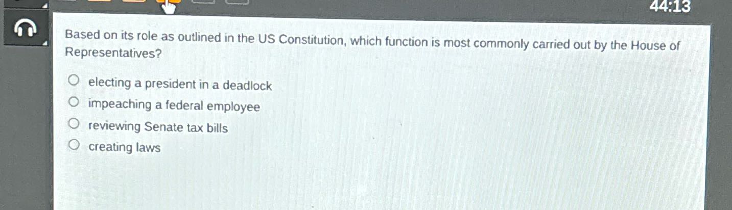 Based on its role as outlined in the US