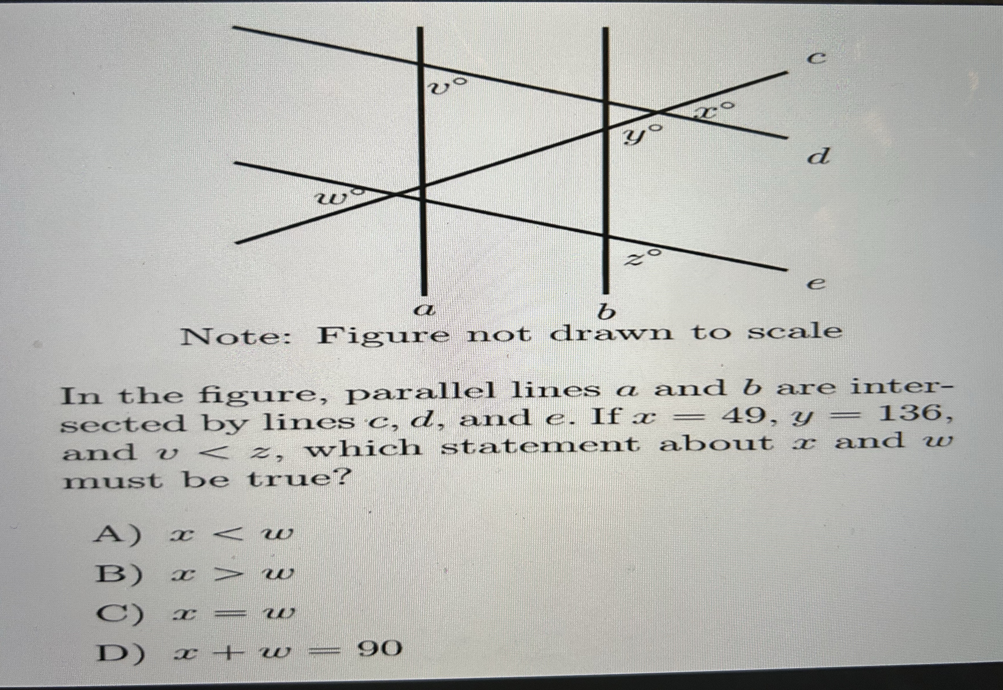 d 20 e b Note: Figure not drawn to scale In the