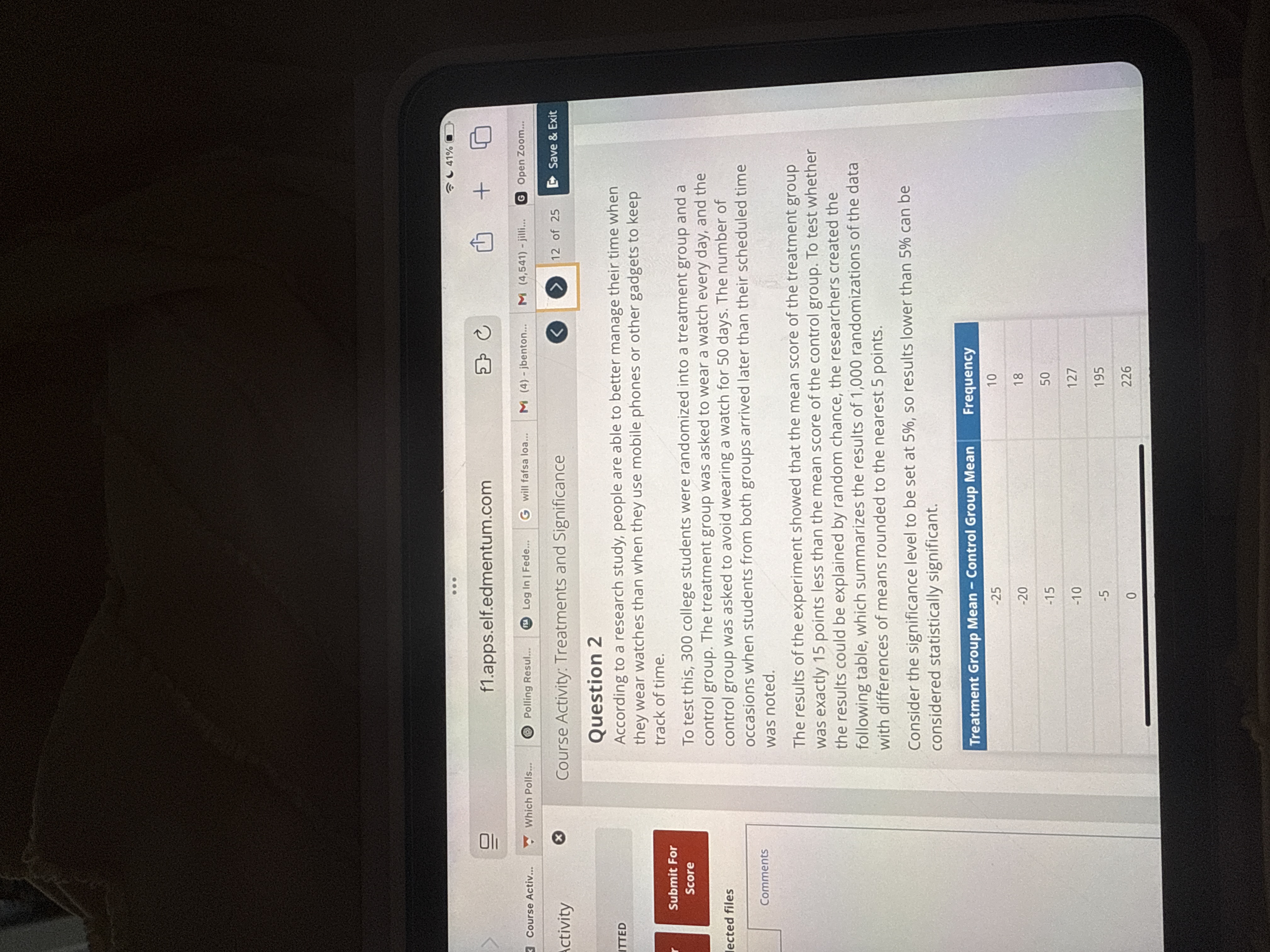 Help . .. 41% f1.apps.elf.edmentum.com + Course