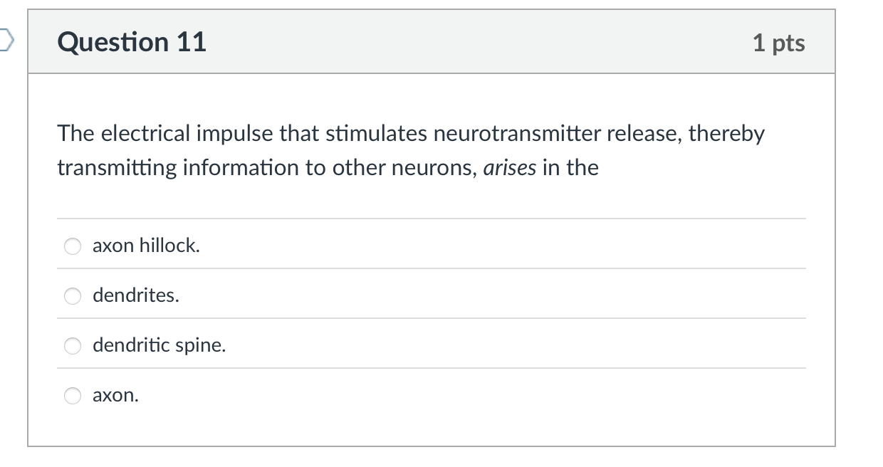 which is the correct answer? Question 11 The