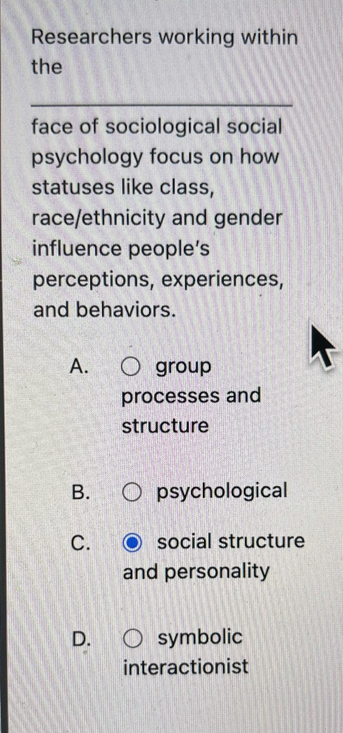 Can you answer this Researchers working within