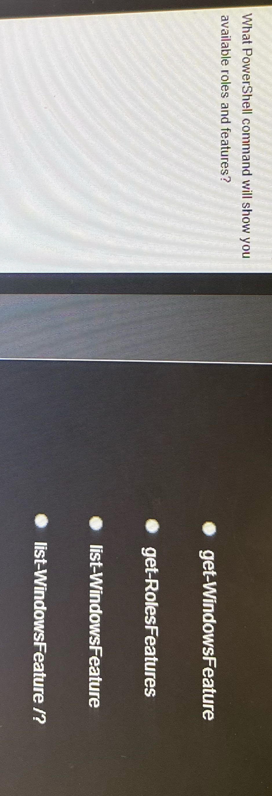 What PowerShell command will show you available
