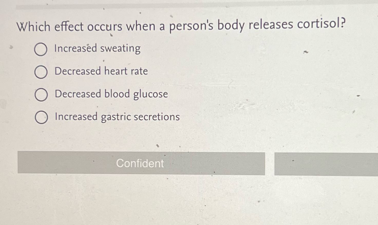 Which effect occurs when a person's body